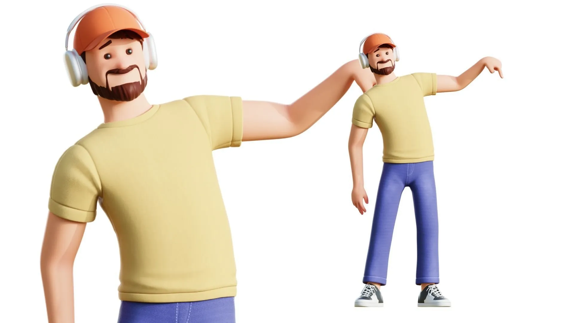 Cartoon Software Developer render 5